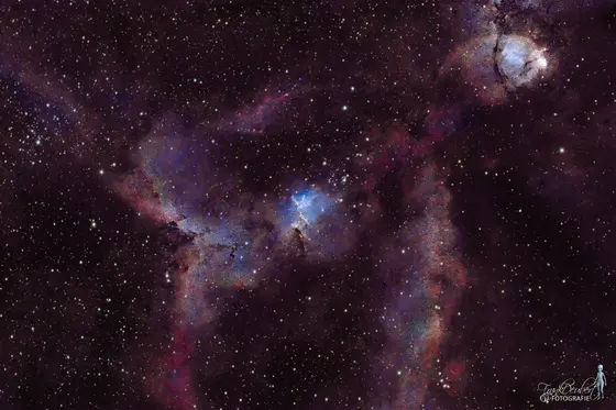 Herznebel (IC 1805) im Sternbild Kassiopeia